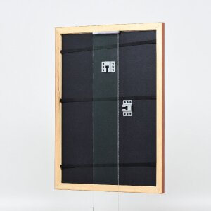 Effect Holzbilderrahmen Profil 43 braun 27x48 cm mit Museumsglas