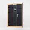 Effect Holz-Bilderrahmen Profil 43 Schwarz 28x35 cm mit Museumsglas