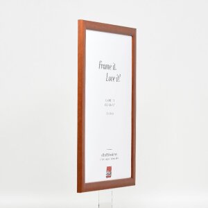 Effect Holzbilderrahmen Profil 43 braun 28x35 cm Museumsglas