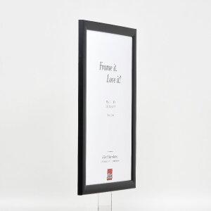 Effect Holz-Bilderrahmen Profil 43 schwarz 30x30 cm Museumsglas