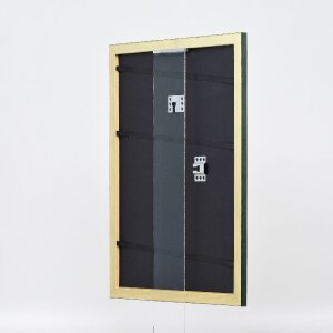 Effect Holz-Bilderrahmen Profil 43 tannengrün 29,7x42 cm Museumsglas