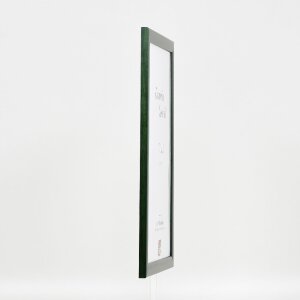 Effect Holz-Bilderrahmen Profil 43 tannengrün 29,7x42 cm Museumsglas
