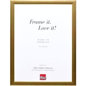 effect Holz-Bilderrahmen Profil 43 Gold 30x45 cm mit...