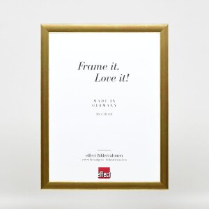 Effect Holz-Bilderrahmen Profil 43 gold 40x40 cm Museumsglas 0439-4040-02