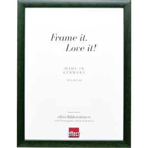 Effect Holz-Bilderrahmen Profil 43 tannengrün 40x60...
