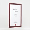 Effect Holz-Bilderrahmen Profil 43 rot 42x59,4 cm Museumsglas