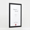 Effect Holz Bilderrahmen Profil 43 schwarz hochglanz 42x59,4 cm Museumsglas