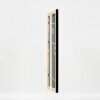 Effect Holz Bilderrahmen Profil 43 schwarz hochglanz 42x59,4 cm Museumsglas