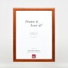 Effect Holz-Bilderrahmen Profil 43 braun 42x59,4 cm Museumsglas