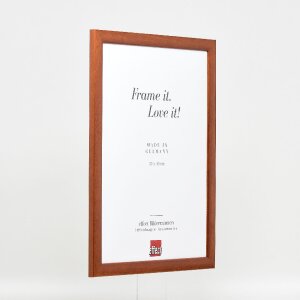 Effect Holz-Bilderrahmen Profil 43 braun 45x60 cm Museumsglas