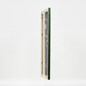 Effect Holz-Bilderrahmen Profil 43 tannengrün 45x80 cm Museumsglas
