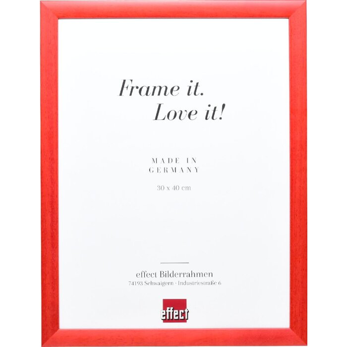 Effect Holzbilderrahmen Profil 43 lachs 50x100 cm Museumsglas