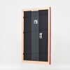 Effect Holz-Bilderrahmen Profil 43 rot hochglanz 50x100 cm