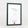 Effect Holz-Bilderrahmen Profil 43 tannengrün 50x60 cm Museumsglas