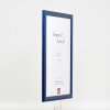 Effect Holz-Bilderrahmen Profil 43 royalblau 50x70 cm Museumsglas