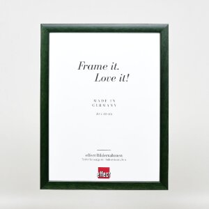 Effect Holzbilderrahmen Profil 43 tannengrün 60x60 cm Museumsglas 0439-6060-14