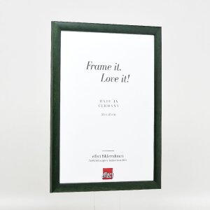 Effect Holzbilderrahmen Profil 43 tannengrün 60x60 cm Museumsglas 0439-6060-14