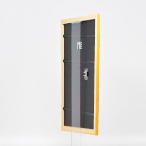 Effect Holz-Bilderrahmen Profil 43 honig 60x60 cm mit Museumsglas