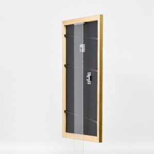 Effect Holz-Bilderrahmen Profil 43 gold 60x90 cm Museumsglas