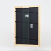 Effect Holz-Bilderrahmen Profil 43 gold 60x90 cm Museumsglas