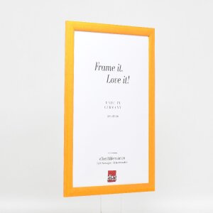 Effect Holz-Bilderrahmen Profil 43 honig 62x93 cm Museumsglas