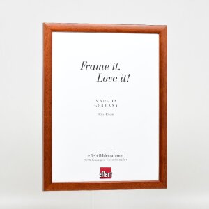 Effect Holz-Bilderrahmen Profil 43 braun 30,5x91,5 cm Museumsglas