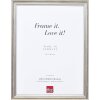 Effect Holzrahmen Profil 44 silber 20x20 cm Museumsglas