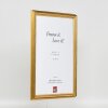 Effect Holzrahmen Profil 44 Gold 30x30 cm Museumsglas 0449-3030-02