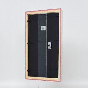 Effect Holzrahmen Profil 44 silber 29,7x42 cm Museumsglas