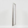 Effect Holzrahmen Profil 44 silber 40x40 cm Museumsglas
