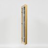 effect Holzrahmen Profil 44 gold 70x70 cm Museumsglas