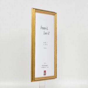 effect Bilderrahmen Profil 44 gold 30,5x91,5 cm Museumsglas