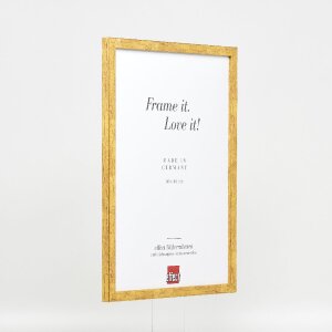 Effect Holzrahmen Profil 51 antikgold 30x30 cm Museumsglas