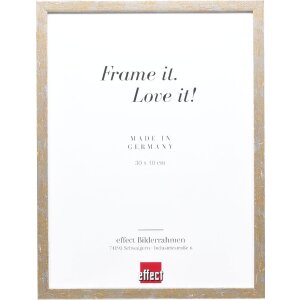 Effect Holzrahmen Profil 51 antiksilber 45x60 cm Museumsglas