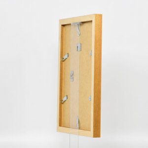 Efektný drevený obrazový rám profil 52 dubová farba 59,4x84,1 cm múzejné sklo