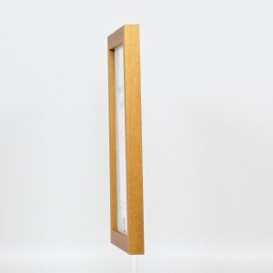 Efektný drevený obrazový rám profil 52 dubová farba 59,4x84,1 cm múzejné sklo
