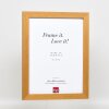 Efektný drevený obrazový rám profil 52 dubová farba 59,4x84,1 cm múzejné sklo