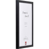 Effect Drevený rám Profil 58 Čierny 25x60 cm s múzejným sklom