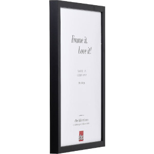 effect Drevený fotorámik Profil 58 čierny 45x60 cm s múzejným sklom