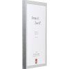 Effect Holzrahmen Profil 58 silber 62x93 cm Museumsglas