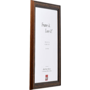 Effect Holz fotorámik Profil 64 hnedý 10x10 cm s múzeckým sklom