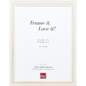 effect Holz-Bilderrahmen Profil 64 Weiß 18x24 cm...