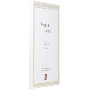 Effect drevený fotorámik Profil 64 biely 18x32 cm s muzejným sklom