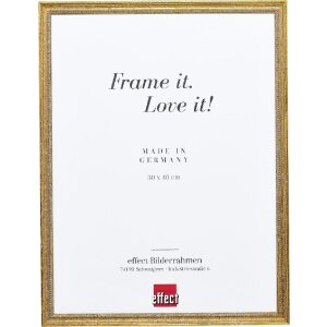 Effect Bilderrahmen Holz Profil 66 antikgold 30x45 cm...