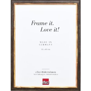 Effect Holzrahmen Profil 67 dunkelbraun 40x40 cm mit...