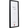Effect Holz Bilderrahmen Profil 69 schwarz 28x35 cm Museumsglas