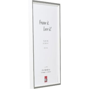 Effect Holzbilderrahmen Profil 69 grau 10,5x14,8 cm mit Museumsglas