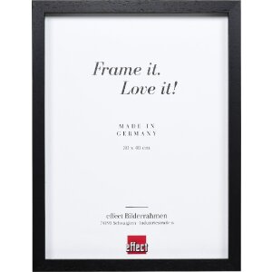 Effect Holz-Bilderrahmen Profil 74 schwarz 25x60 cm...