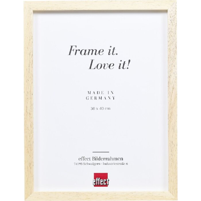 Effect Holz-Bilderrahmen Profil 74 natur 35x50 cm Museumsglas