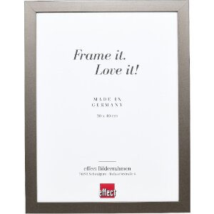Effect Holzrahmen Profil Top Pro platin 21x28 cm Museumsglas